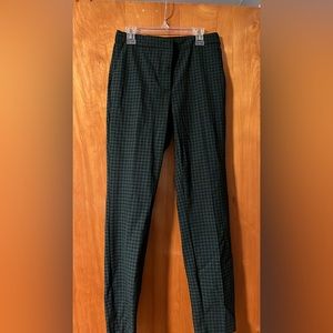 Green and Black checkered pants, women’s size 5